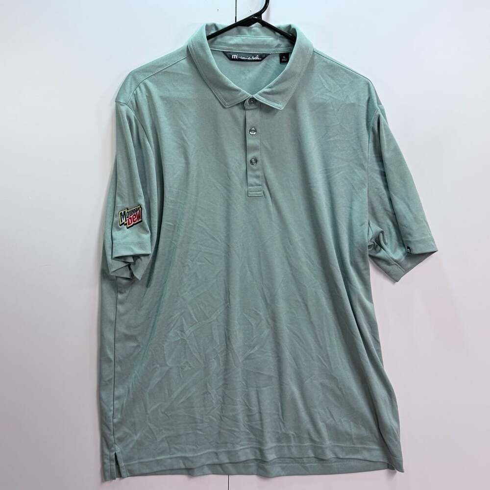 TravisMathew Mountain Dew Promotional Performance Golf Polo Shirt XL